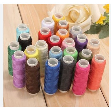 BENANG JAHIT HITAM PUTIH BENANG JAHIT WARNA WARNI BENANG WARNA HITAM BENANG BAJU