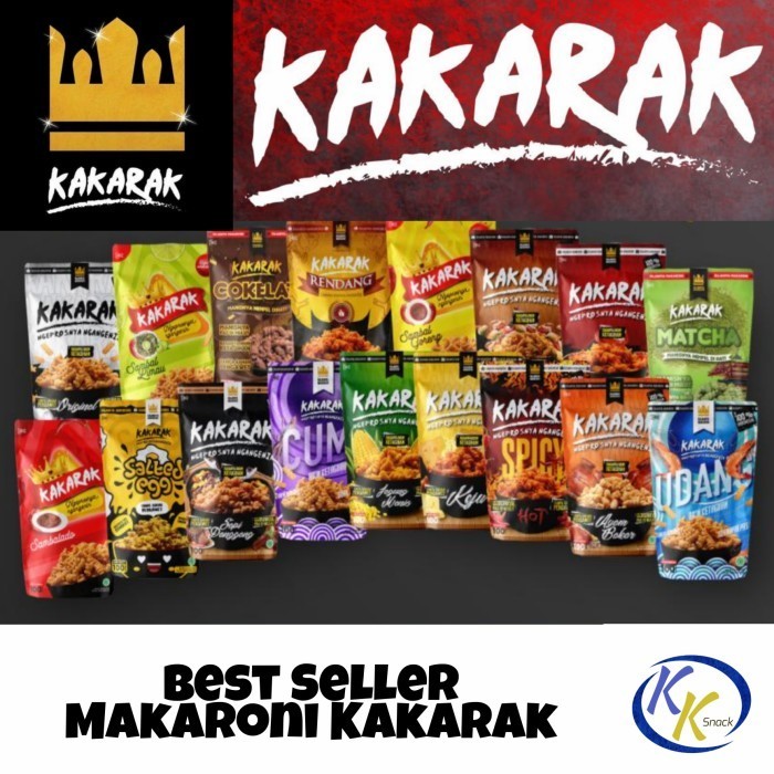 

AST Paket Hemat 6 pcs Makaroni Kakarak Gratis Box - Makaroni Spiral Snack