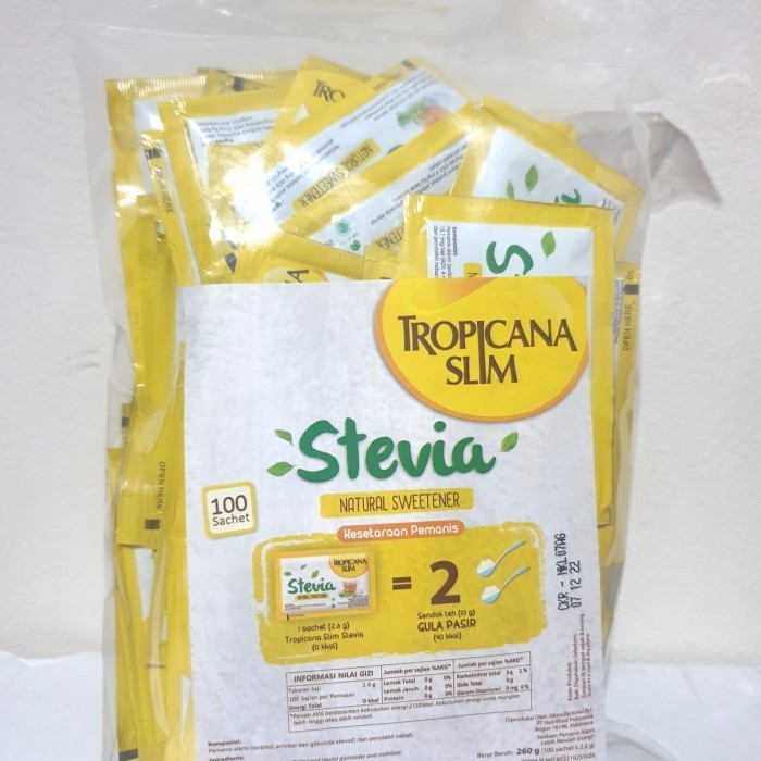 

Gula Tropicana Slim Stevia 100 Sachet Diet Kalori
