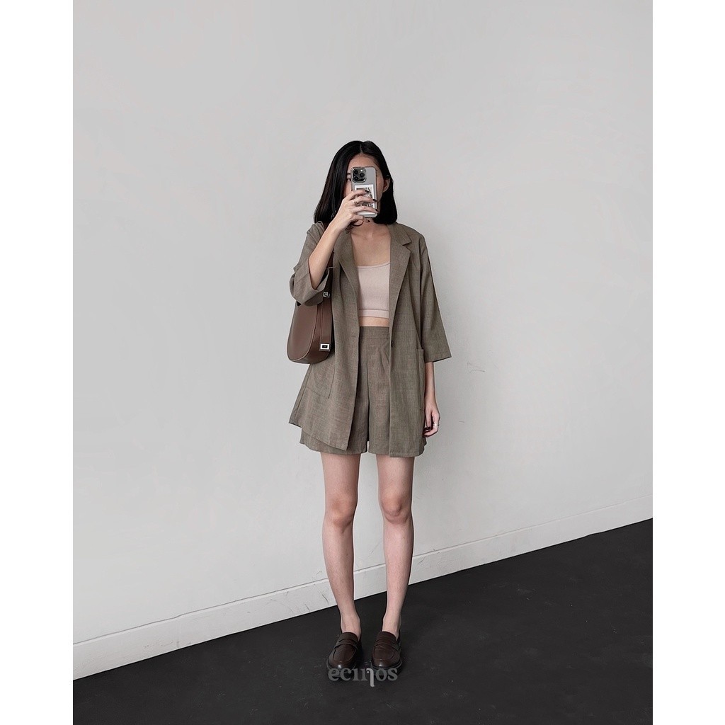 Oversized Blazer Set Ecinos Original