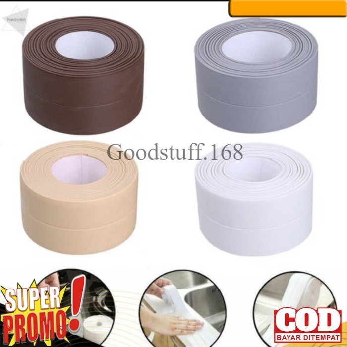 

Bath Wall Sealing Strip WATERPROOF SELF ADHESIVE Kitchen Caulk Tape G168