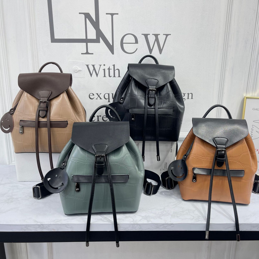 Tas Ransel Kecil Wanita Bahan Kulit