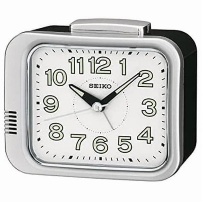QHK028 Jam weker seiko Original - Silver = S