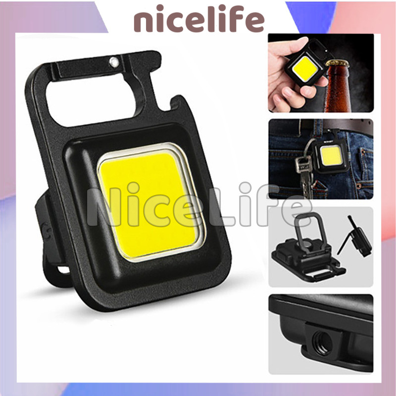 Lampu Led Gantungan Kunci Multifungsi / Led Emergency / Lampu Led Serbaguna Surbrig / Gantungan Kunc