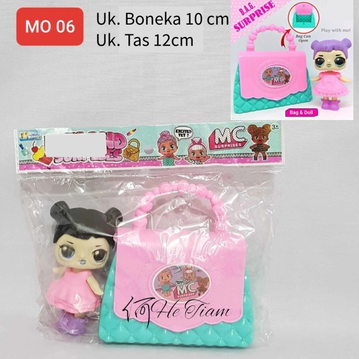 Mainan Tas + Boneka LOL MO 06 / Mainan LOL Suprise