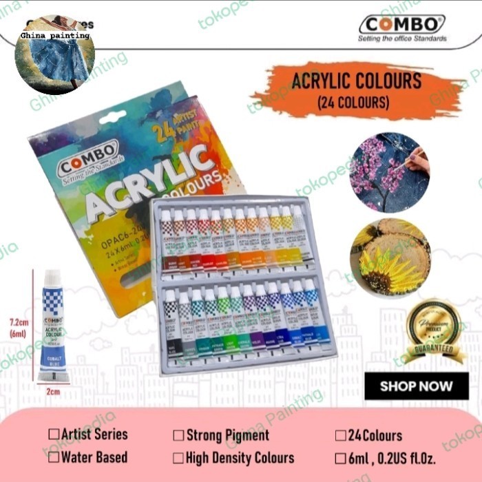 

Cat Akrilik 24 Warna Combo