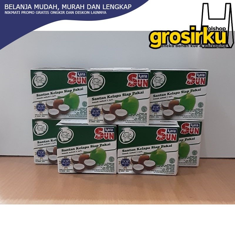 

( 200ML ) SUN KARA / SANTAN KELAPA SIAP PAKAI ( 200ML )