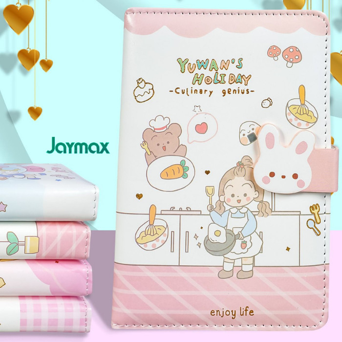 

THOS Magnetic Notebook Diary Girl Time / Jurnal agenda Buku tulis / Planner - Cooking Time