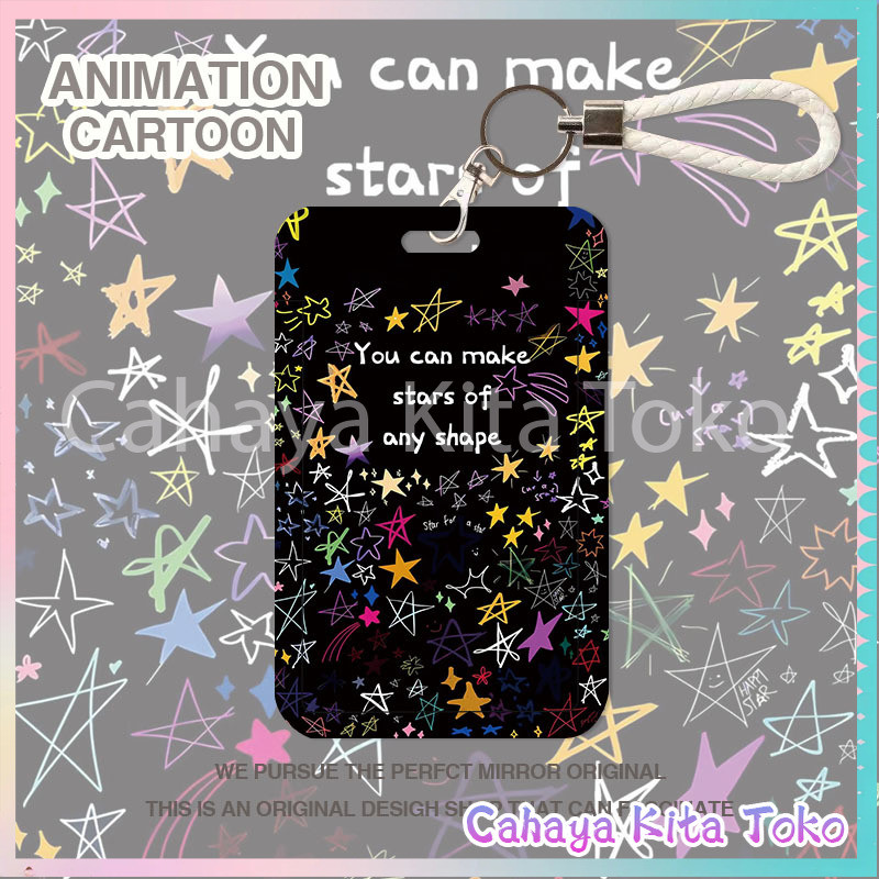 

ID CARD HOLDER/SARUNG KARTU/pesanan Hadiah Khusus/SUPPORT HARGA GROSIR/Alam semesta bintang-bintang