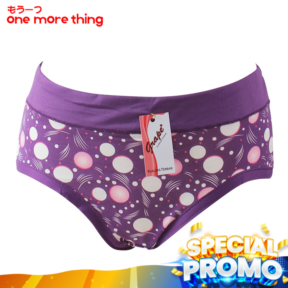 OMT - Grape Cd Wanita Grape Underwear Celana Dalam Panty Panties Mpm 0136