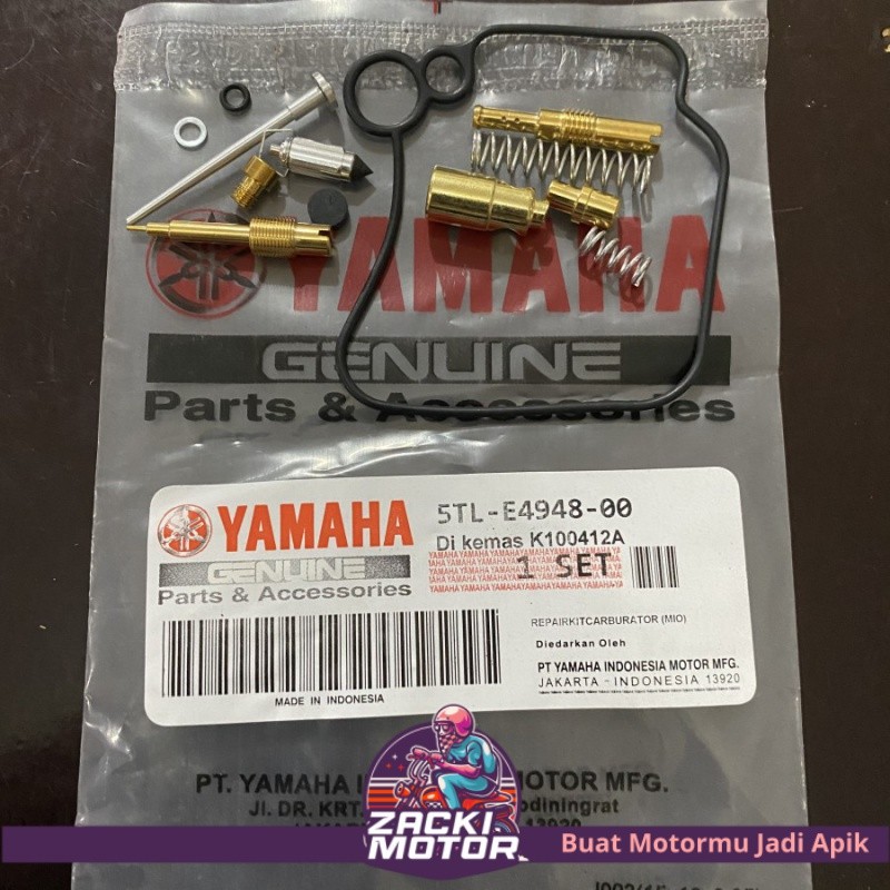 5TL REPAIR KIT MIO SPORTY SMILE KARBU OLD LAMA FINO SOUL YAMAHA MOTOR REPAIRKIT KARBURATOR PILOT JET