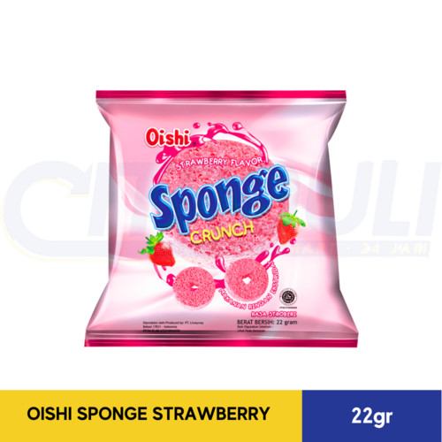 

OISHI SPONGE STRAWBERRY 22gr