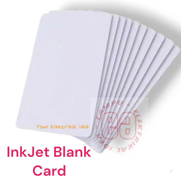 

INKJET KARTU PVC BLANK CARD PVC INKJET CR80 ID CARD INK JET Murah Berkwalitas