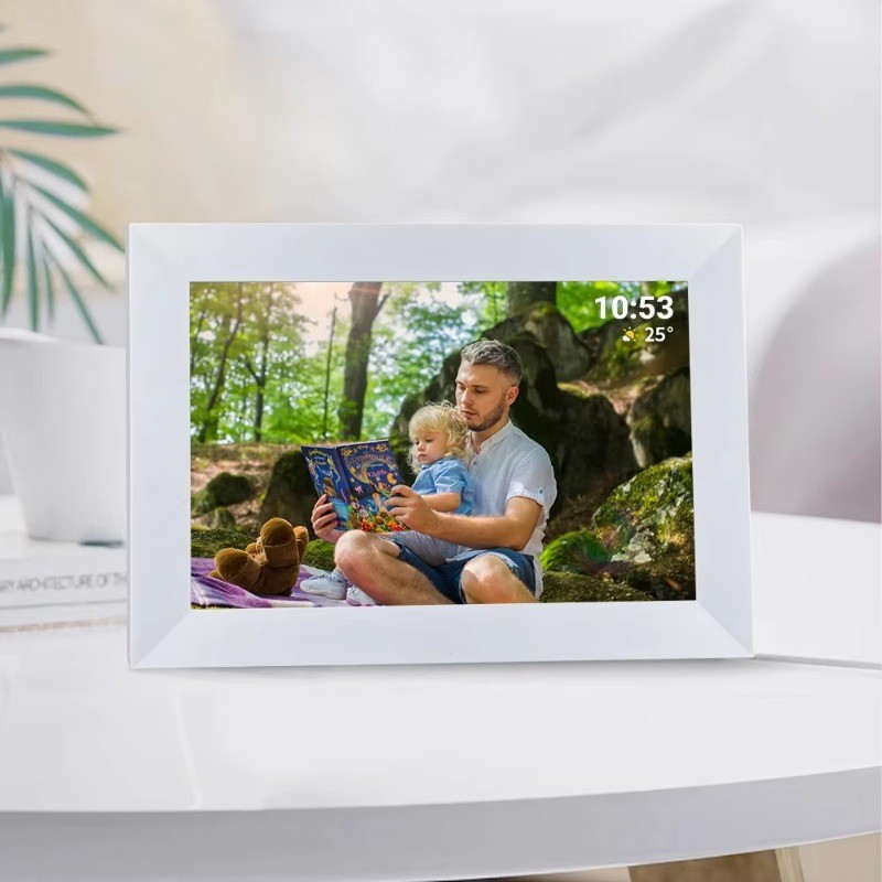 

Latest 10 Inch Digital Calendar Touch Screen Frame 2024 Model, HD Display, Instantly Share Photos and Videos