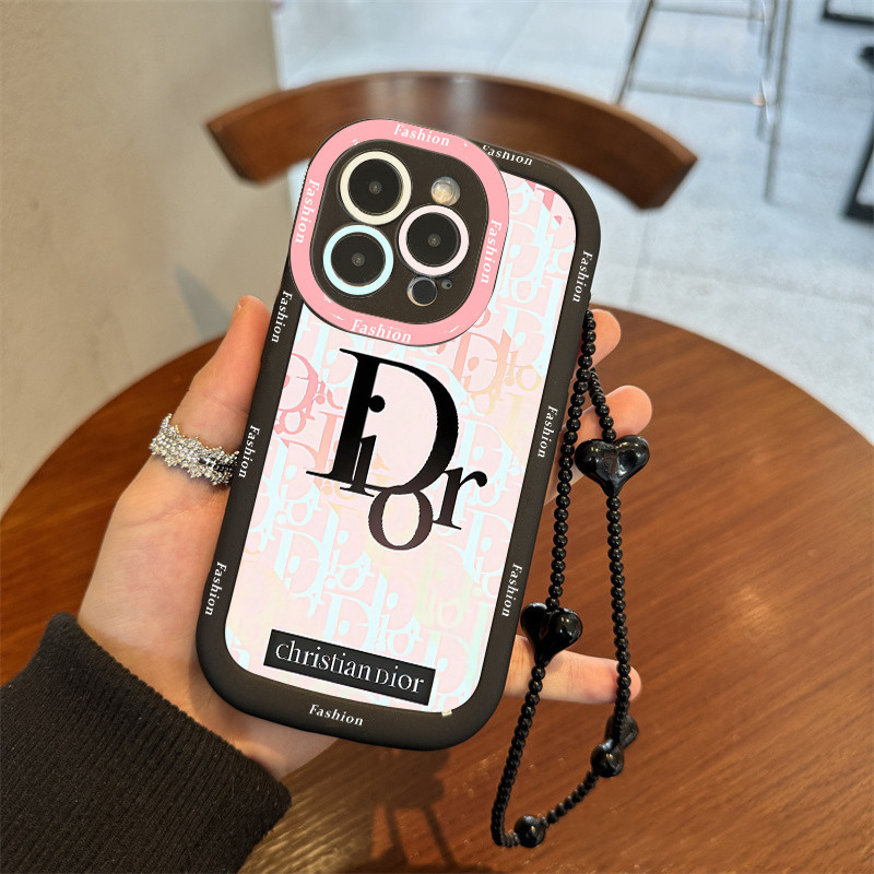 Case+Gelang Premium Case Dior Softcase full protection Compatible For IPhone Casing Ponsel,Compatibl