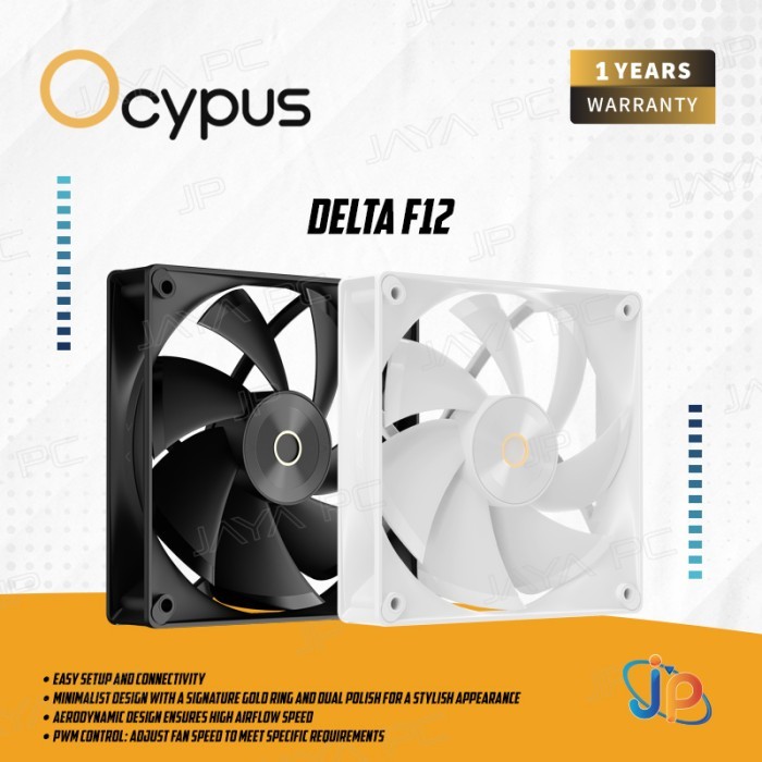 Ocypus Delta F12 PWM Cooler Case 120mm - Fan Casing 12cm