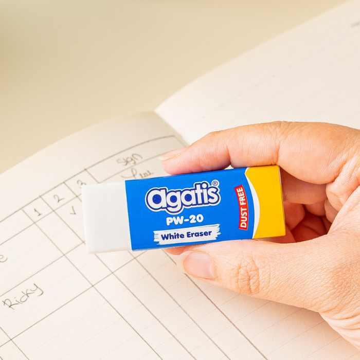 

Penghapus Pensil Agatis Eco White PW20 Isi 2Pcs