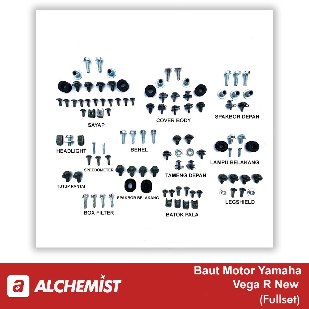 Baut Yamaha Vega R New Full Set / Baud Yamaha Vega R New Full Body / COD Baut Vega R New FullSet Ful