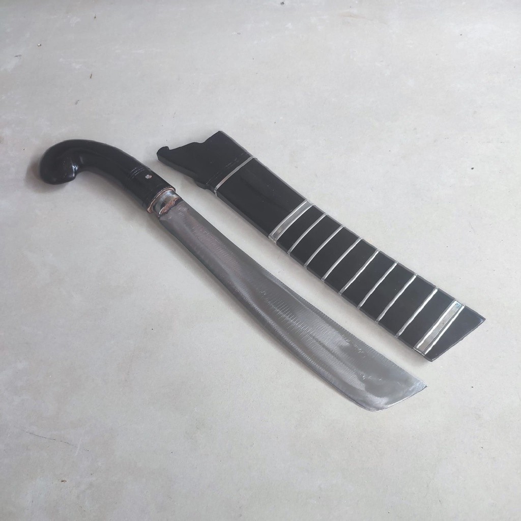 BEDOG CIBATU ASLI Pemotong bambu dan kayu GOLOK polet kopak rawing kerja kebun bahan baja per