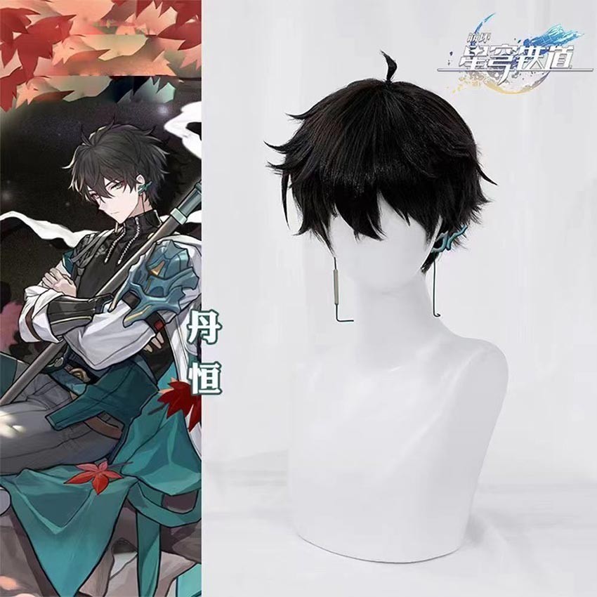 Wig Cosplay Honkai Star Rail Danheng Dan Heng Wig