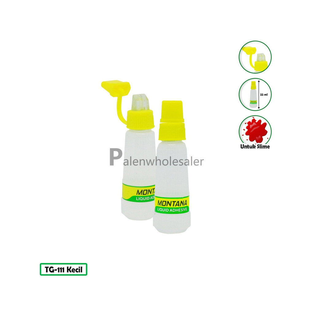 

[Palenwhlslr] Lem Kertas Cair Kecil Montana TG-111 22ml
