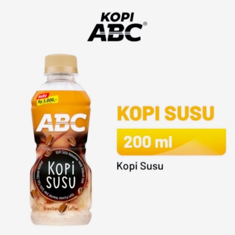 

ABC Kopi Susu botol 200ml