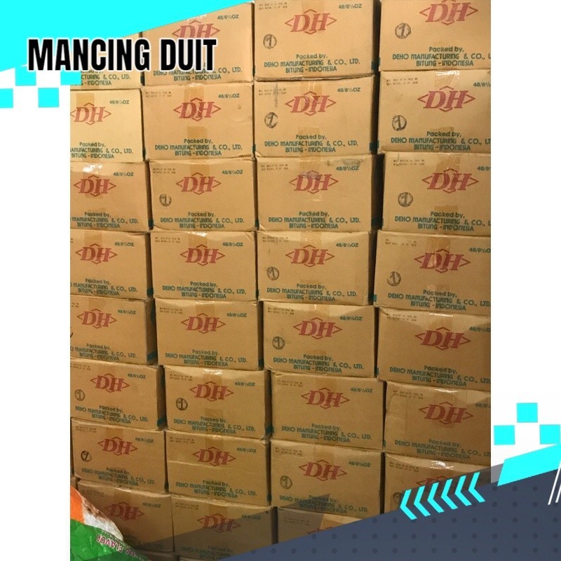 UMPAN PANCING - DEHO TUNA  Dalam KEMASAN CHUNK IN OIL - 1 DUS I(SI 48PCS) - GROSIR