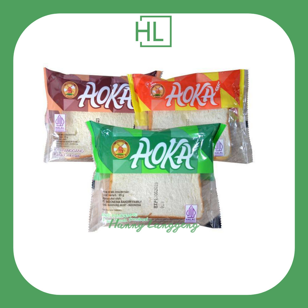 

[HL] Roti Aoka Aneka Rasa 1 pcs @65gr