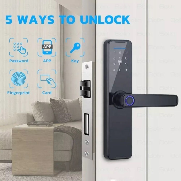 

Smart Door Lock Access TUYA WIFI