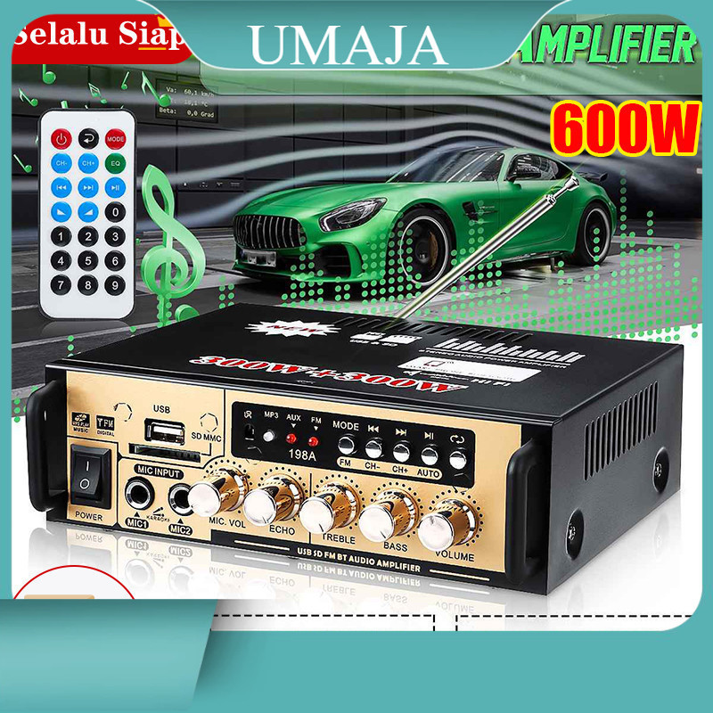 Umaja .  600W Power Amplifier Bluetooth Stereo Kara