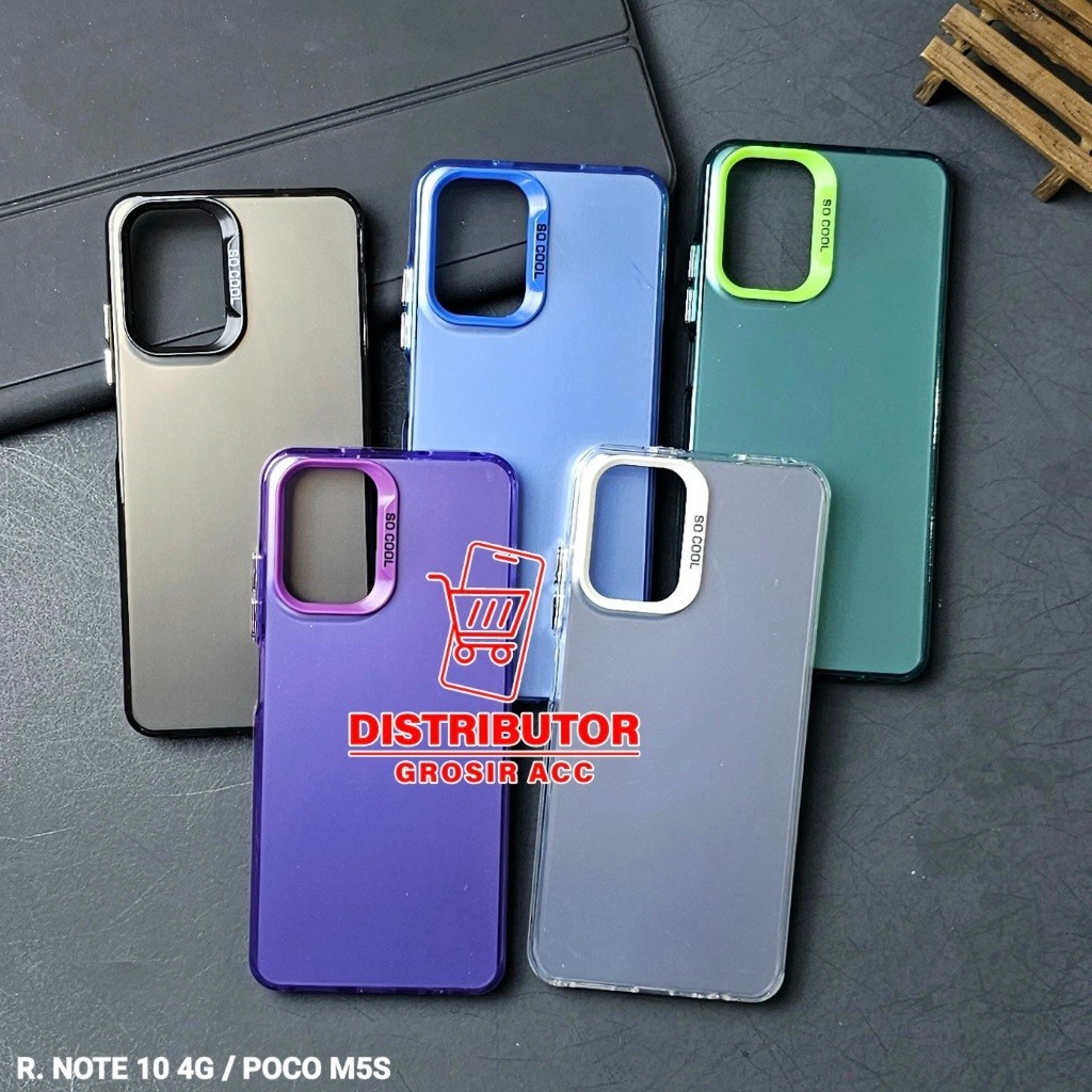 Distributor Acc POCO M5S CASE IMD Softcase PLATE HOLOGRAM CASE SOCOOL POCO M5S HYBRID