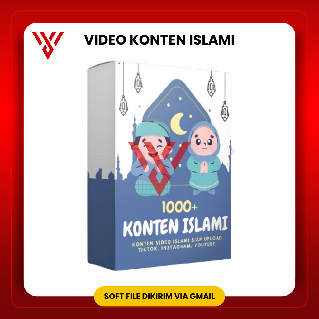 Video Konten Islami 1000+ Viral Siap Upload Konten Kreator Affiliate Dakwah