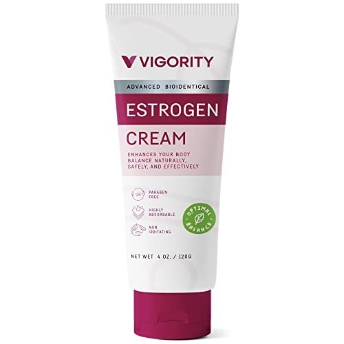 Vigority Estrogen Cream For Women, Natural Bioidentical Estrogen