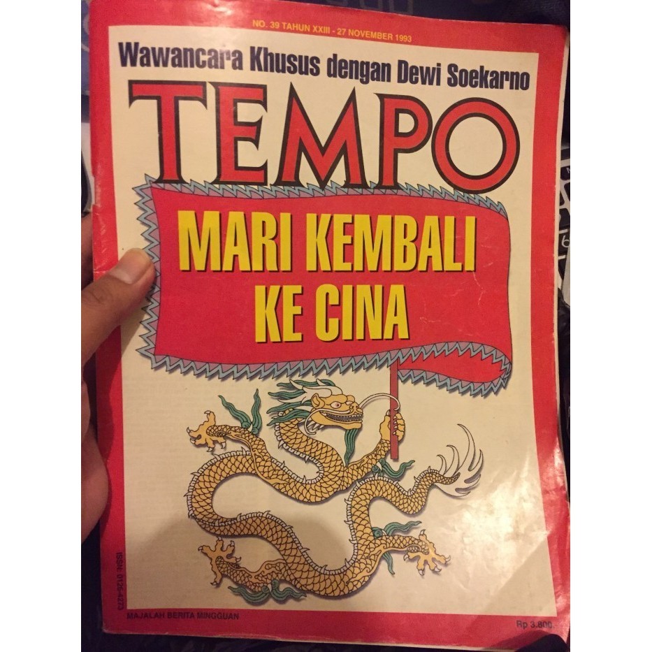 MAJALAH TEMPO - WAWANCARA KHUSUS DEWI SOEKARNO 27 NOVEMBER 1993