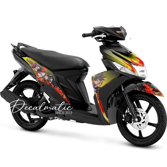 Stiker Mio M3 Full Body Decal Mio Z Full Body Variasi Motor Full body Mio125 - Dragon Ball Z