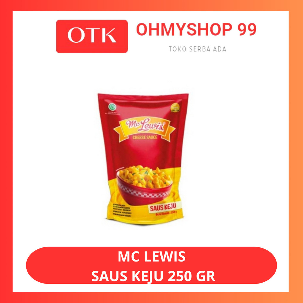 

MC LEWIS Cheese Sauce Saus Sambal Keju 250gr