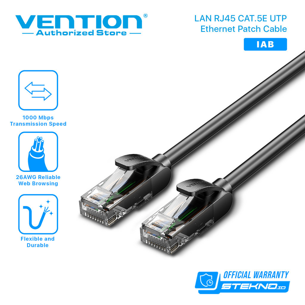 Vention Kabel LAN Cat5e Cat.5e UTP RJ45 Gigabit Ethernet Internet 1 - 10 Meter