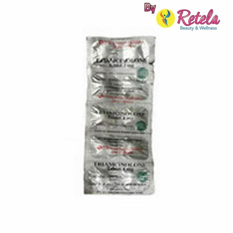 TRIAMCINOLONE 4MG 1 STRIP 10 TABLET