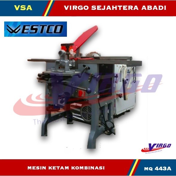 PROMO SALE SPESIAL WESTCO MQ443A MESIN KETAM KOMBINASI SERBAGUNA WESTCO 12" MQ 443 MQ 443 A 3HP 1PHA