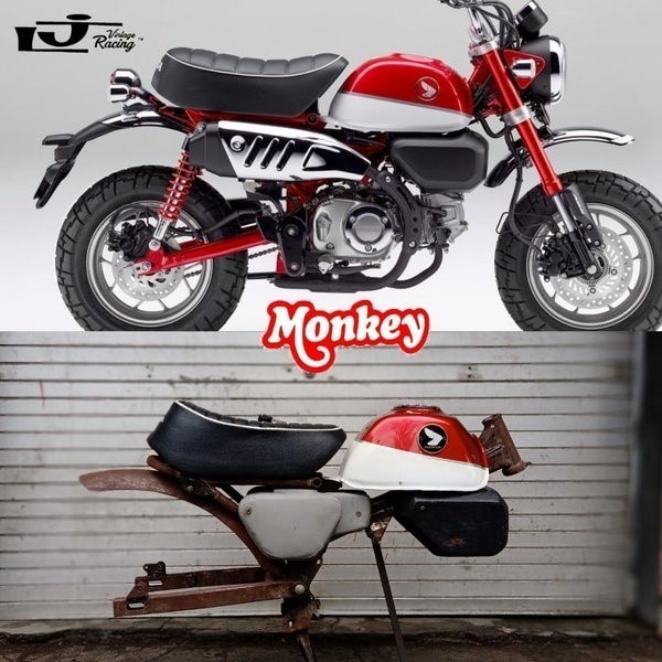 Frame Monkey 125 Cover Body Baju Set Body Set Honda Monkey 125 New Merah Putih Termurah Barang Langk