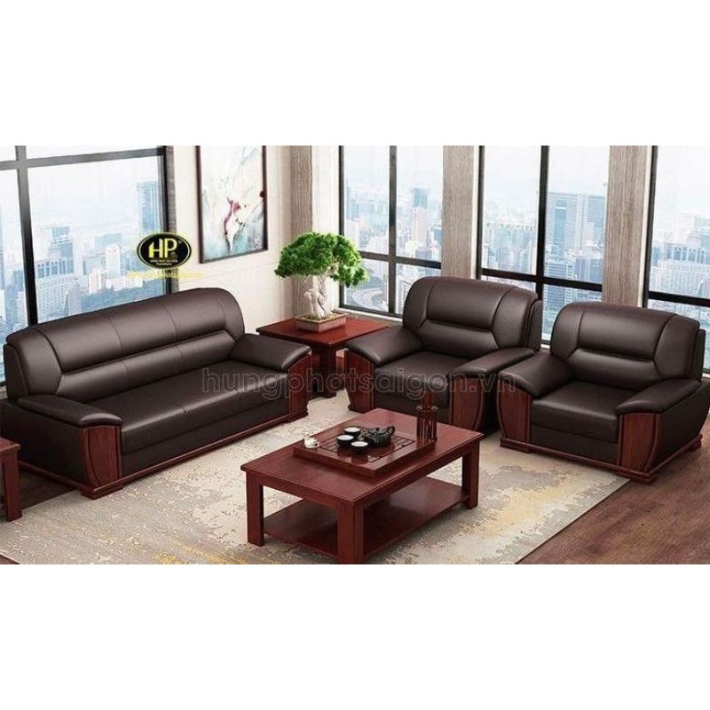 Sofa Kulit 311 Kursi Jati Premium Sofa Minimalis Ruang Tamu Sofa Kantor Modern Realpict