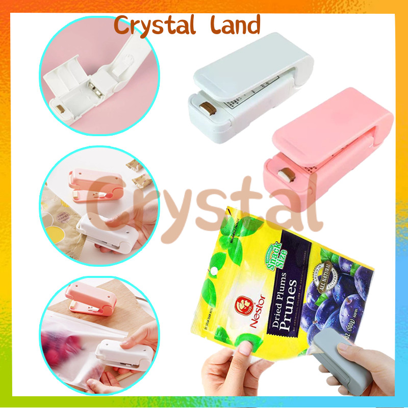 Alat Pres Mini Elektrik / Perekat Snack Makanan / Alat Perekat Plastik Mini / Hand Sealer Mini / Per