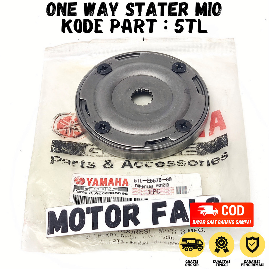 One Way Stater Mio Kode 5TL / One Way Stater Yamaha Mio Kualitas Super
