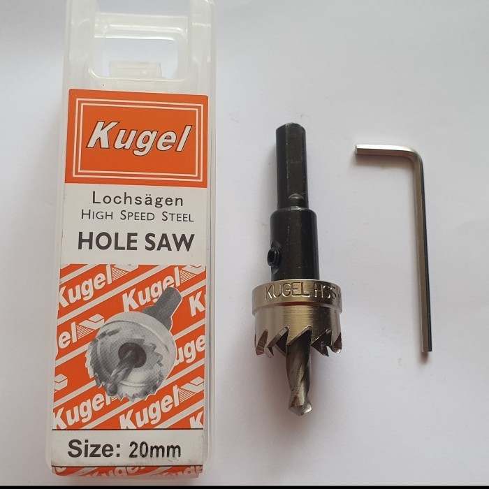 mata bor besi kugel KUGEL Hole saw HSS 20 mm - Mata Bor Besi 20 mm Original