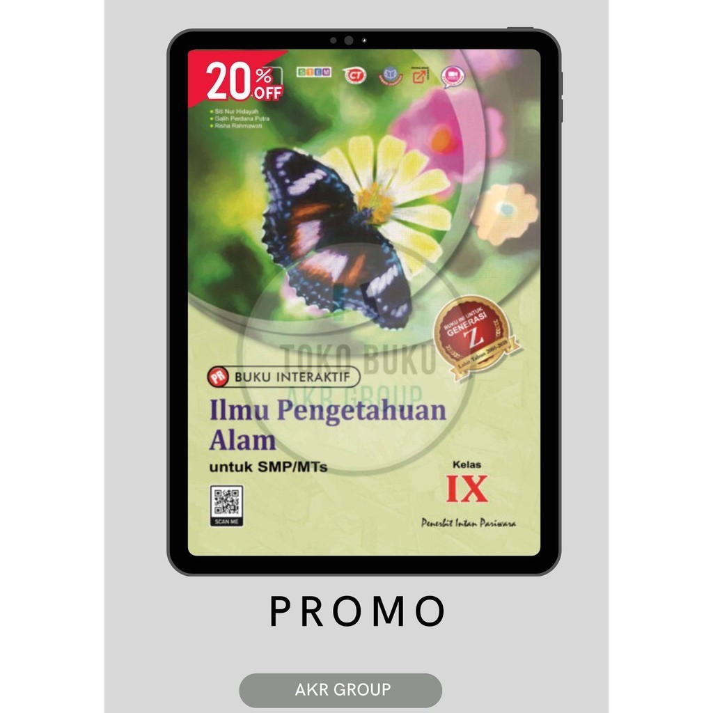 Buku Pr/Lks IPA K13 SMP/MTS Kelas 9 Semester 1&2 Intan pariwara Tahun 2024