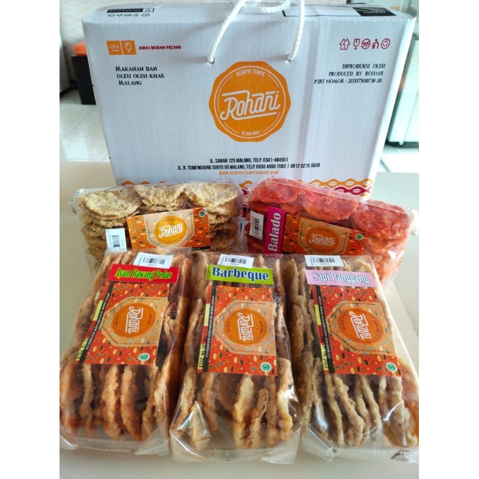 

Sale KERIPIK TEMPE PAKET HEMAT (ISI 5)