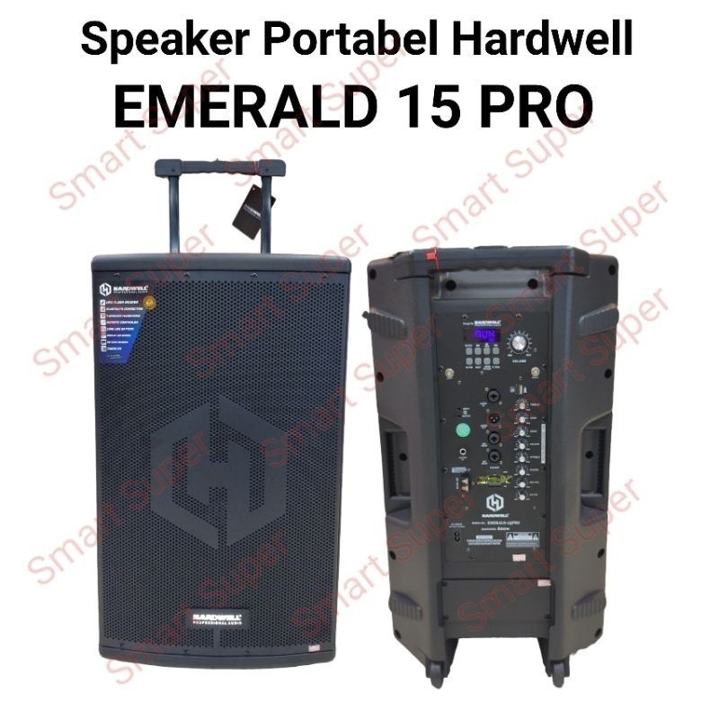 Speaker Portabel Hardwell 15 inch Emerald