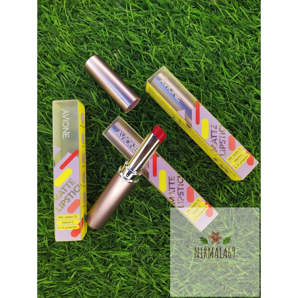 Avione Matte Lipstik 2.7gr/lipstik apion/lipen avione/pewarna bibir/pelembab bibir/pencerah bibir/li