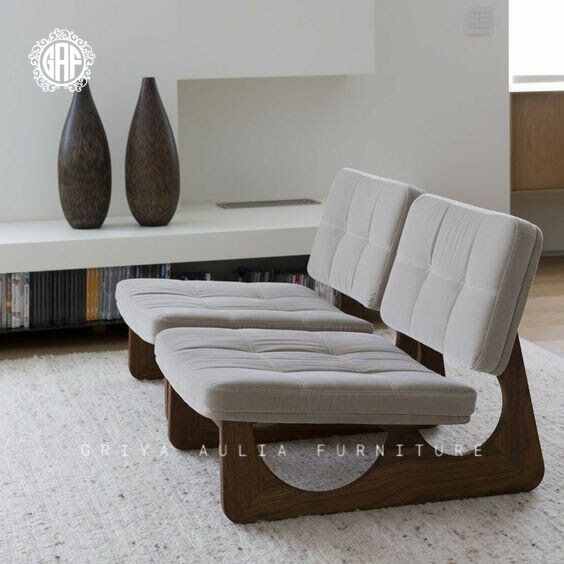 Kursi santai kayu jati kursi rumah modern