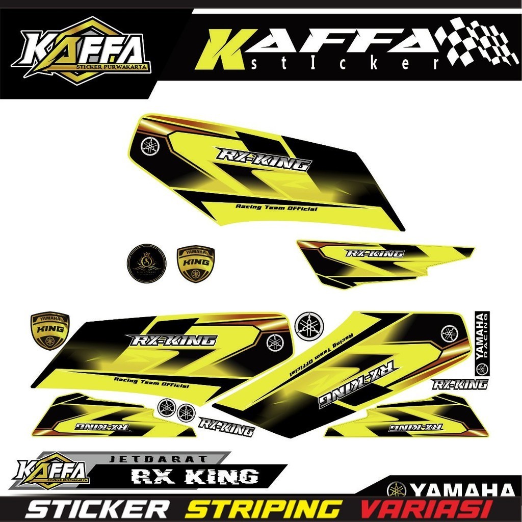 Variasi setiker Striping Rx King - Stiker Variasi List Motor Rx King Racing racing style